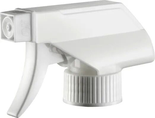 Pulverizador de gatilho de vidro de plástico vermelho e branco 28/410