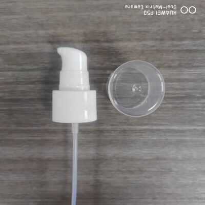 Bomba de loção de todo o plástico para embalagens cosméticas Bomba de creme para produtos de cuidados com a pele