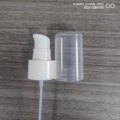 Bomba de loção de todo o plástico para embalagens cosméticas Bomba de creme para produtos de cuidados com a pele