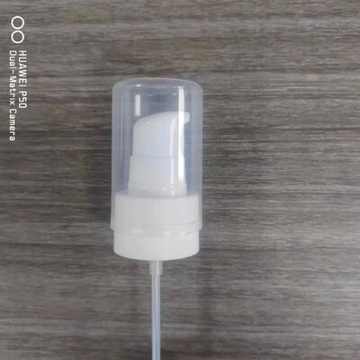 Bomba de loção de todo o plástico para embalagens cosméticas Bomba de creme para produtos de cuidados com a pele