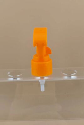 Mini pulverizador de gatilho de plástico laranja para cabeleireiro
