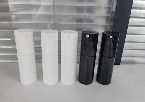 Mini garrafa portátil sem ar com fundo de borracha para cosméticos