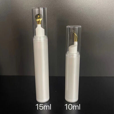 10 ml 15 ml Mini Bottle de bomba sem ar PP Plastic Eye Serum Cream Bottle sem ar
