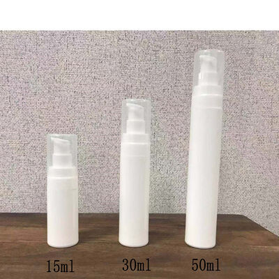Loção de plástico vazia sem ar, frasco de pompa de soro facial para cuidados com a pele, embalagem sem ar 50 ml