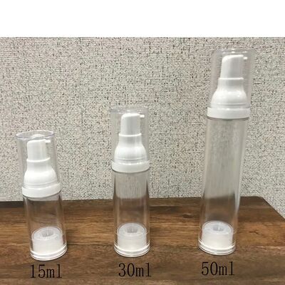 Botelha de cosméticos sem ar 30 ml Loção cosmética/ spray de névoa fina Botelha de bomba sem ar