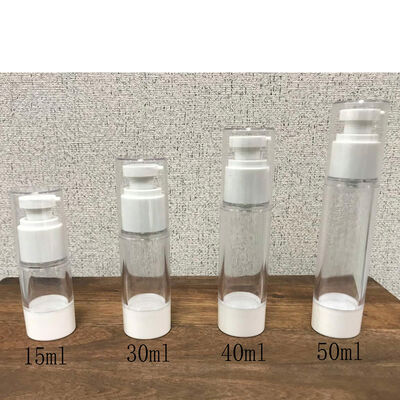 15 ml 30 ml 40 ml 50 ml Cosmético Fota sem ar Creme corporal Fota de bomba hermética