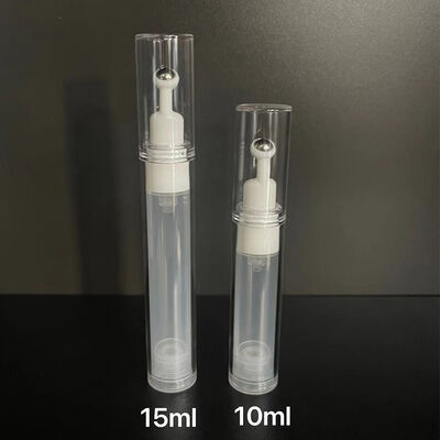Eco-amigável 15ml 30ml 45ml 50ml transparente vazio pp plástico recipiente de embalagem cosmética soro loção garrafa mal ventilada da bomba