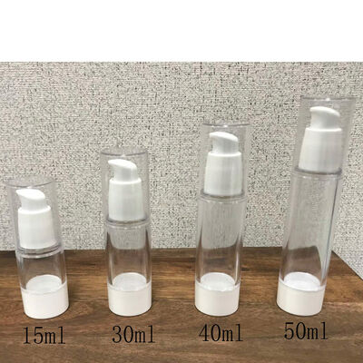 Bottle de bomba sem ar Custom Vazio plástico cosmético novo design Bottle sem ar