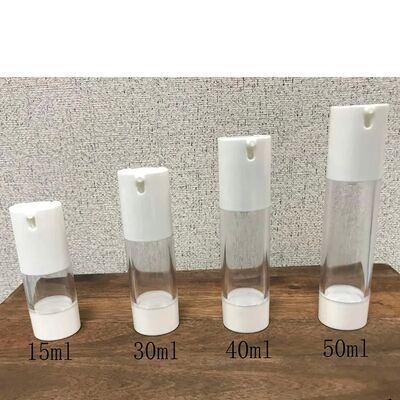 Bottle de bomba sem ar Custom Vazio plástico cosmético novo design Bottle sem ar