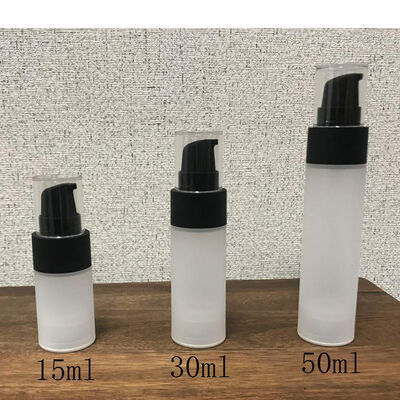 Novo Design Embalagem 15ml 30ml 40ml 50ml PP Cosmético Garrafa sem ar Creme corporal Garrafa de bomba hermética