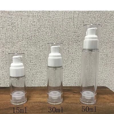 5ml 10ml 15ml Branco Rosa Azul Preto Loção Pomba de Loção PP Botelho Airless Cosméticos Viagens Luxo Botelho Airless