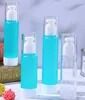 80/100 ml Slik- Screen Printing Clear Serum Airless Flask com pulverizador de bomba