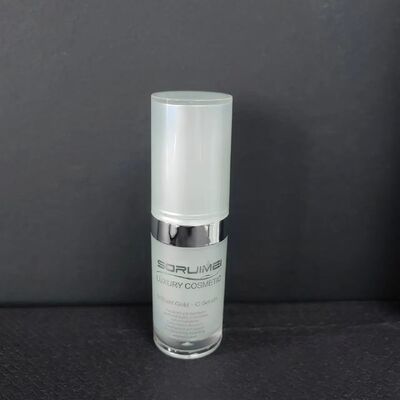 Protetor solar creme recipiente 30ml bomba de aperto protetor solar garrafa cosméticos forma ovo plástico personalizado vazio protetor solar branco