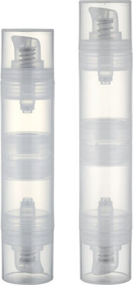 20 ml 30 ml de bomba de loção de creme transparente de dois lados para cosméticos