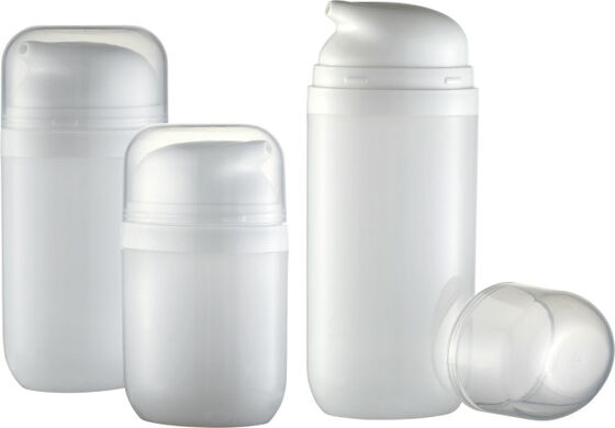 20 ml 30 ml de bomba de loção de creme transparente de dois lados para cosméticos