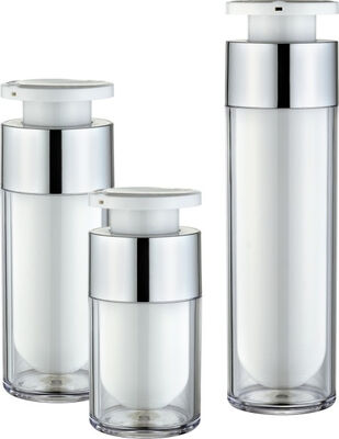 20 ml 30 ml de bomba de loção de creme transparente de dois lados para cosméticos