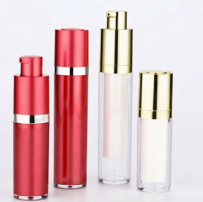 Plastic PP Vazio Cosmético Loção de Serum de Bomba Sem Ar K25-1 10ml 15ml