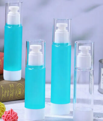 Plastic PP Vazio Cosmético Loção de Serum de Bomba Sem Ar K25-1 10ml 15ml