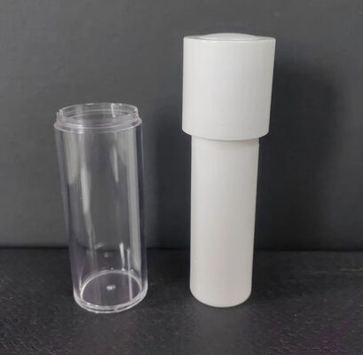 Luxury Slim Water Foaming Refillable Airless Cosmetic Pump Bottle com para cuidados com a pele