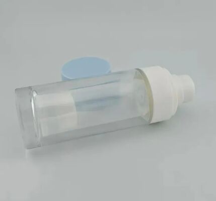 Dispensador de soro de frasco de bomba de loção sem ar de vidro 15 ml 30 ml 50 ml