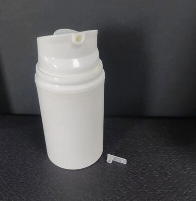 Frasco de vidro redondo com bomba de loção spray creme frasco cosmético de vidro com bomba