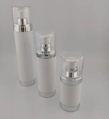 Botões de bomba de loção de vácuo sem ar para distribuição de sprays cosméticos para cuidados com a pele