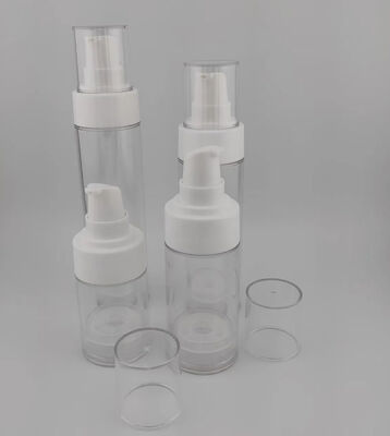 Botões de bomba de loção de vácuo sem ar para distribuição de sprays cosméticos para cuidados com a pele
