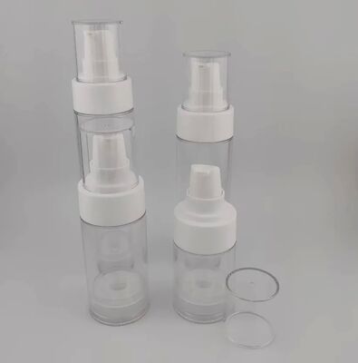 Botões de bomba de loção de vácuo sem ar para distribuição de sprays cosméticos para cuidados com a pele