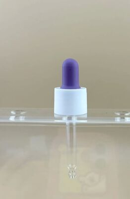Custom 18/412 Mate Rubber Dropper Cap para plástico garrafa de óleo essencial