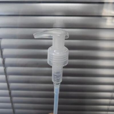 Cabeça de bomba 2cc Dispensador de loção bomba 28/410 Prata brilhante metalizada