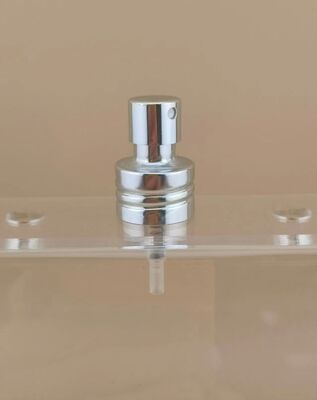 Parafusos de borracha de alumínio de prata personalizados para perfume