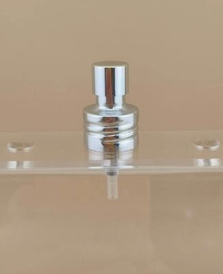Parafusos de borracha de alumínio de prata personalizados para perfume
