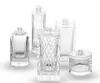 Frascos de perfume de alta qualidade com paredes espessas transparentes de luxo 50ml 100ml