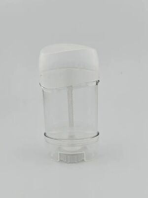50 ml de gel vazio redondo recheável de desodorante recipiente de bastão de tubos de torção