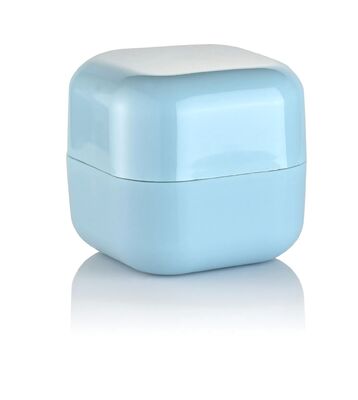 30g Gráfico de cosméticos para cuidados com a pele PP frasco de plástico quadrado para creme