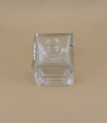 Garrafa de vidro transparente lisa e lisa para perfume de carro
