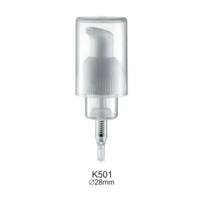 28 mm de plástico PP Sabão líquido espumante Shampoo Loção de lavagem de mãos Dispensador de espuma de bomba K501