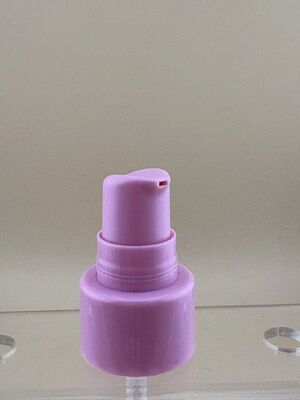 Bomba de tratamento de loção com embalagem cosmética roxa de meia tampa 20/410 bomba de creme