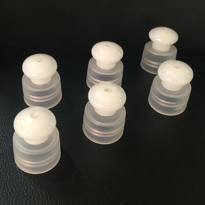 Tapete de garrafa de plástico de cor personalizada 24/410 28/400 Bottle Push Pull Cap