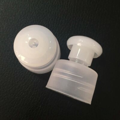 Tapete de garrafa de plástico de cor personalizada 24/410 28/400 Bottle Push Pull Cap