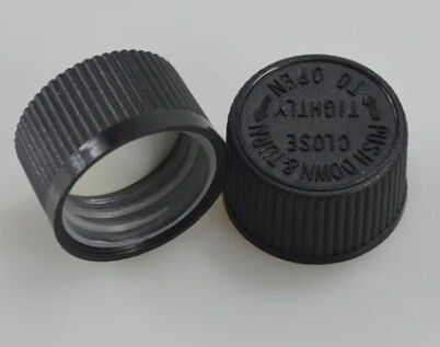 Embalagem de plástico de parede dupla de 28 mm com tampa de parafuso e tampa de parafuso
