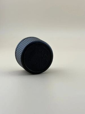 Embalagem de plástico de parede dupla de 28 mm com tampa de parafuso e tampa de parafuso