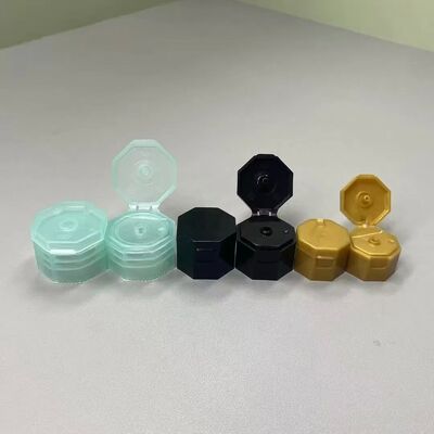 Tampa de rosca flip top colorida de plástico PP para garrafa de shampoo líquido detergente