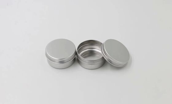 5ml 15ml 30ml 50ml 100ml 150ml 200ml Recipiente de alumínio Frasco de lata de alumínio dourado para embalagem de creme cosmético Frasco de alumínio de metal