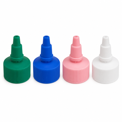 Capuz de geleia de plástico branco para garrafas de tinta