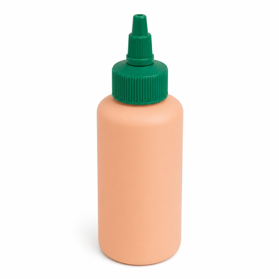 Capuz de geleia de plástico branco para garrafas de tinta