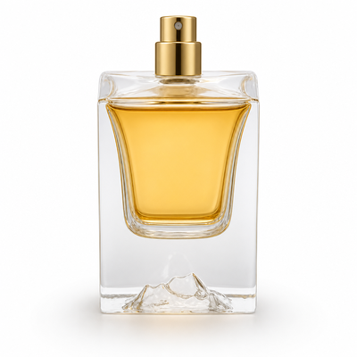 Garrafas de vidro de perfume vazias super transparentes de alta qualidade de 50ml Frasco de perfume de vidro