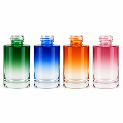 Amostra grátis de frasco de vidro gradiente frasco difusor com bastão para frasco de perfume aromático