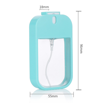 Pulverizador quadrado do Sanitizer do cartão do perfume, garrafa plástica Nontoxic do cartão K1106