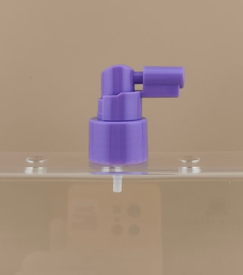 Pulverizador de névoa oral K310A de plástico PP roxo personalizado para medicamentos